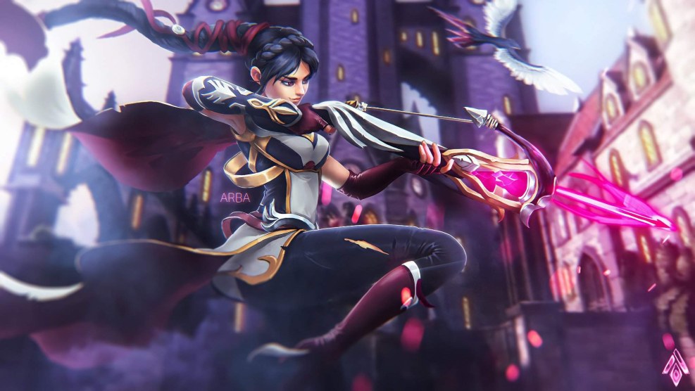 Cassie Cage with pistols