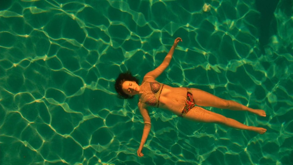 Madison Devenport in a swimsuit