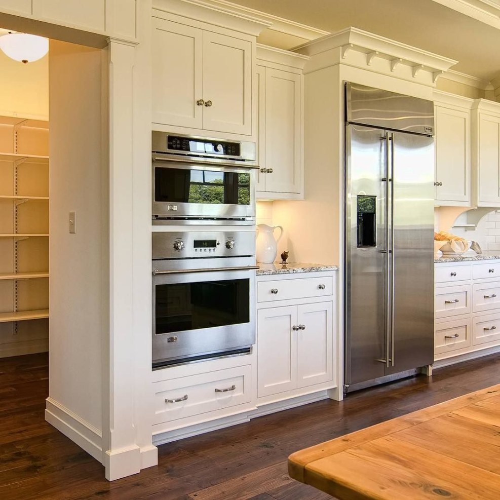 Kitchen with a secret pantry