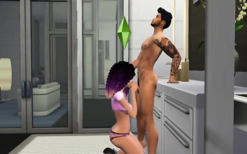 Men without panties in Sims