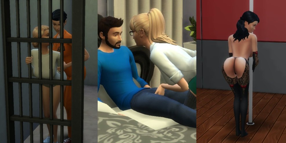 Pornstar career Sims 4
