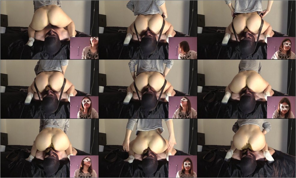 Farts into the face through panties