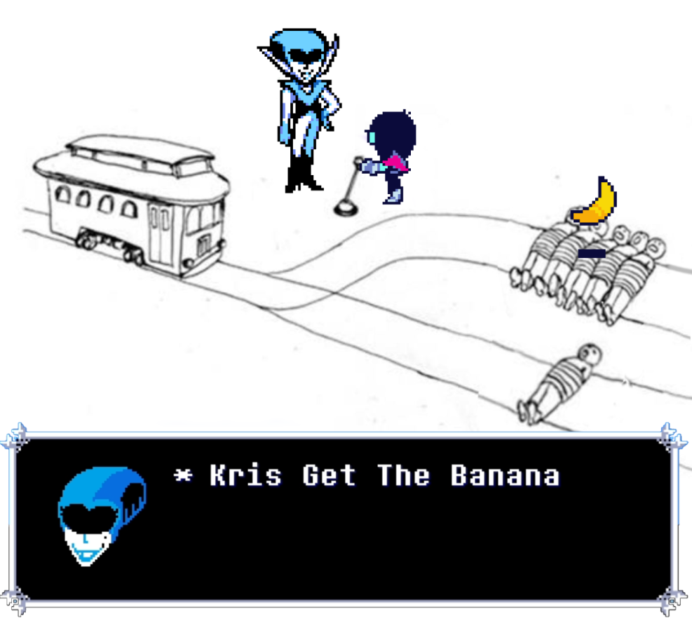 DELTARUNE KRIS ART