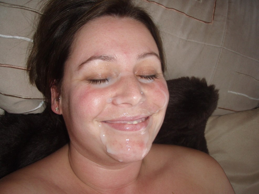 The finished face is homemade