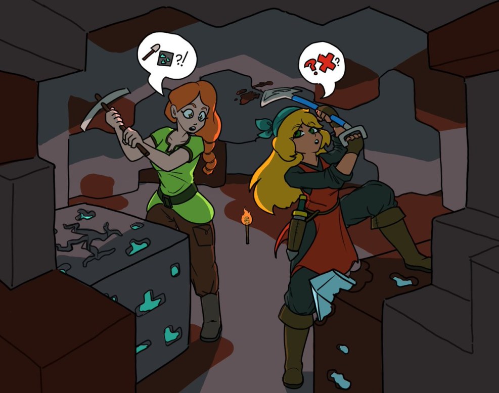 Alex Minecraft 18 stuck in the fence