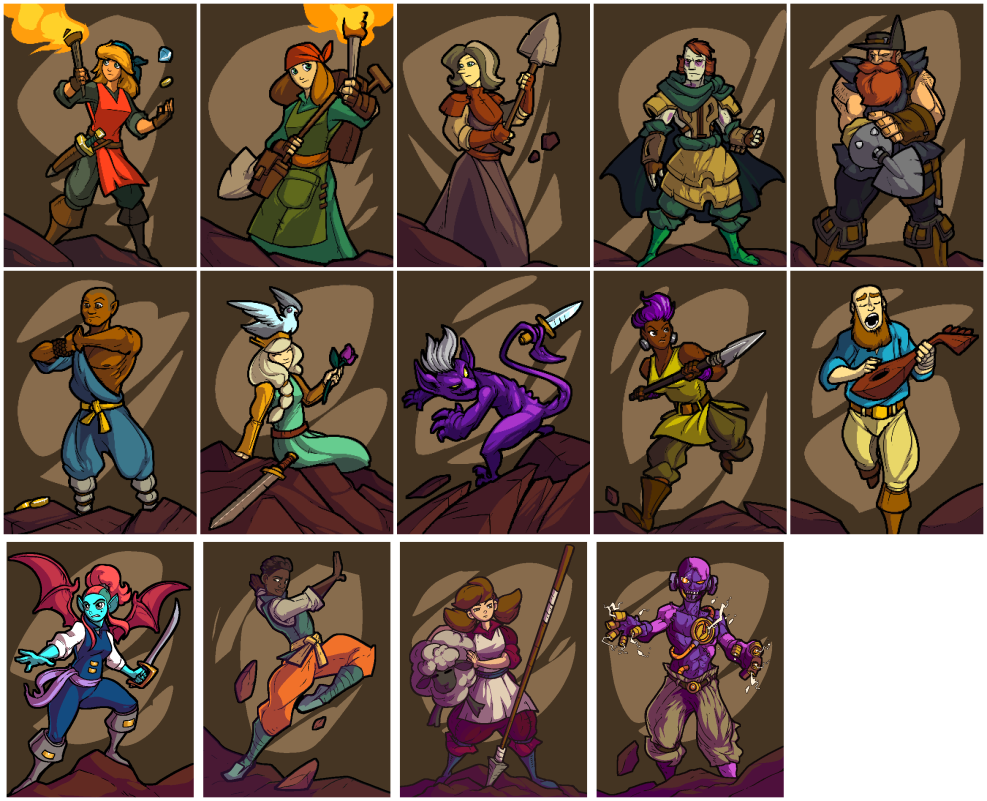 Crypt of the Necrodancer Characters