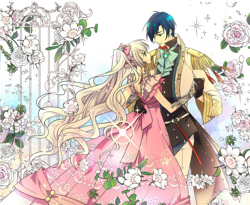 Embroidery scheme field flowers