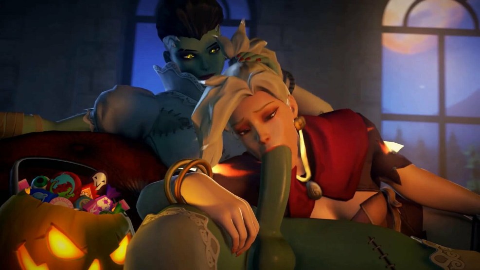 The witch is overwood tentacles