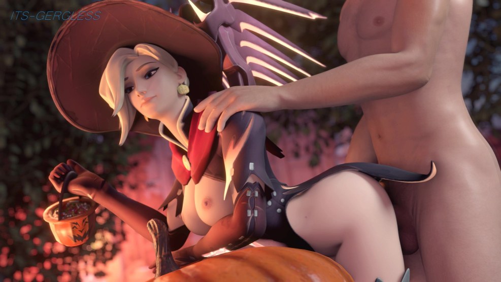 Overvotch Halloween Futanari