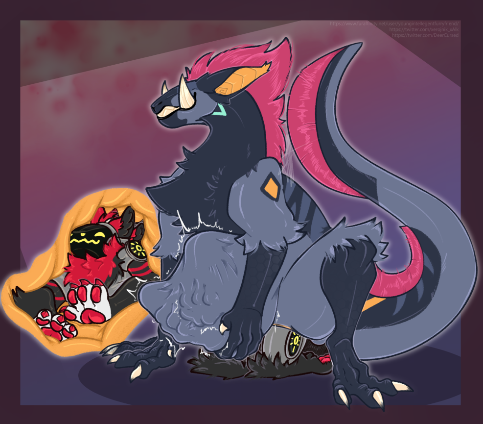 Protogen Furry girl hentai