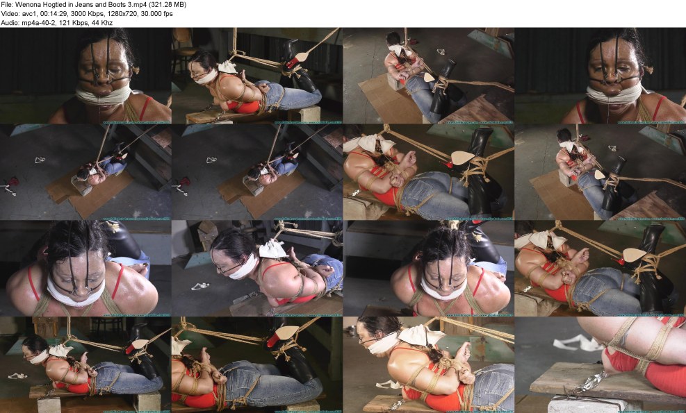 Wenona, Bondage Legend, Bound with Ass Hook