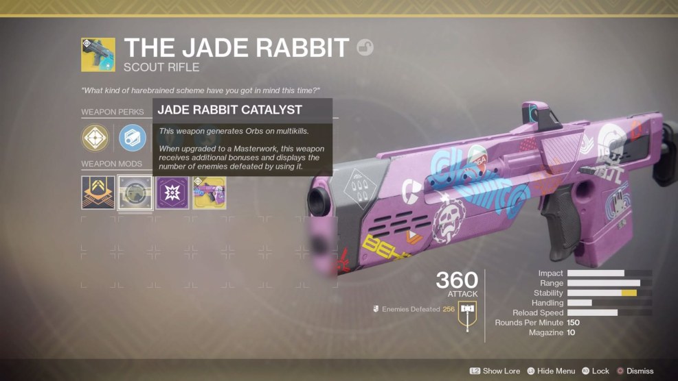 Destiny 2 Jade Rabbit