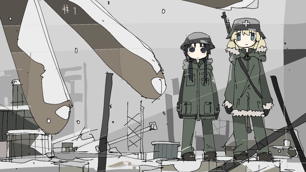 Last journey of girls wallpaper