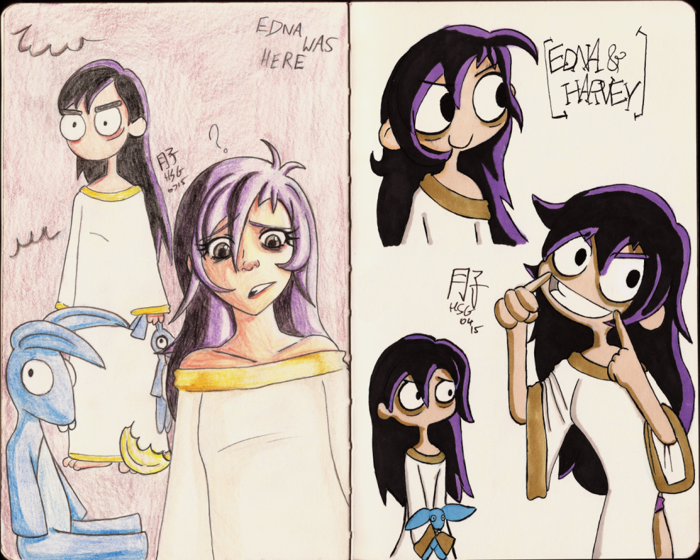 Edna and Harvey Naked