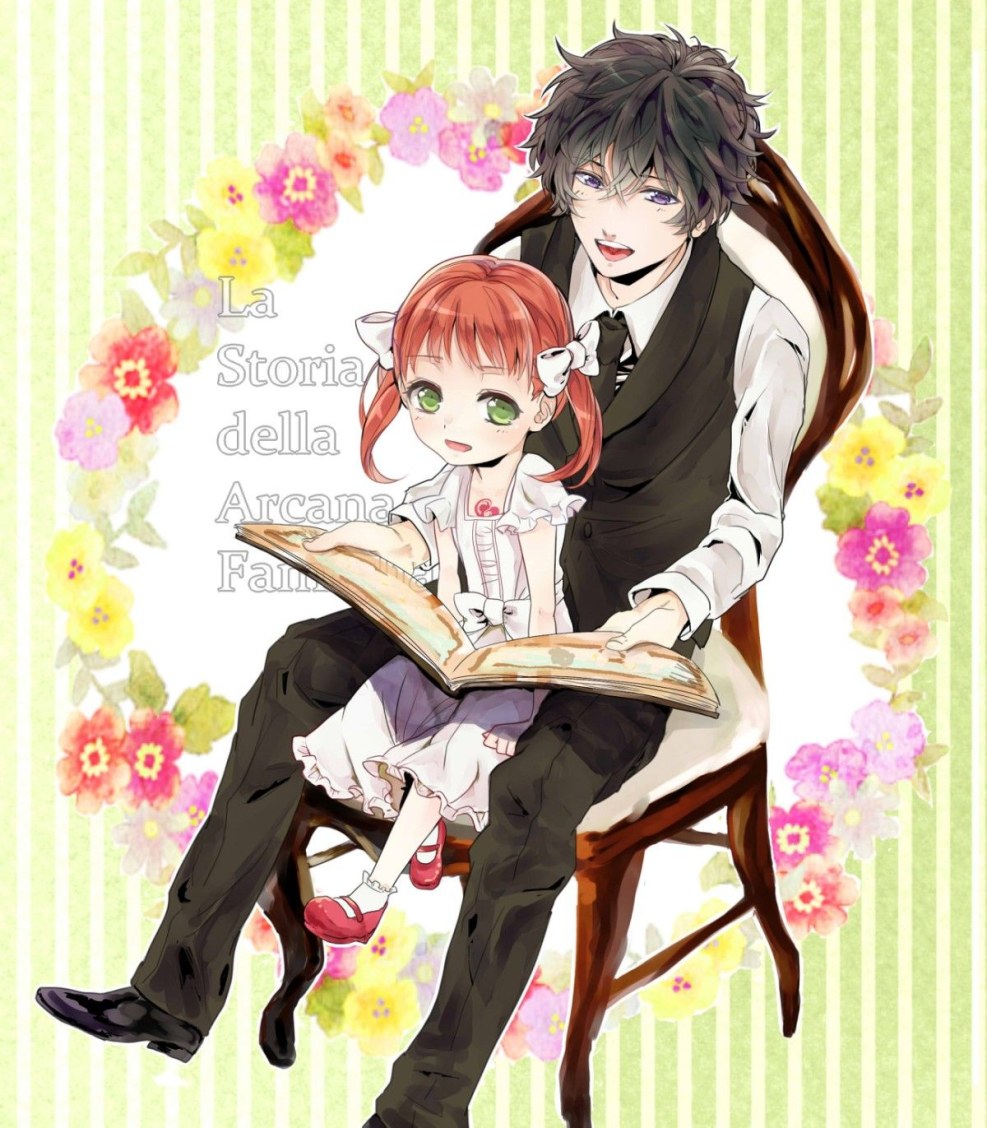 Anime family of Arcana Felicita and Luke