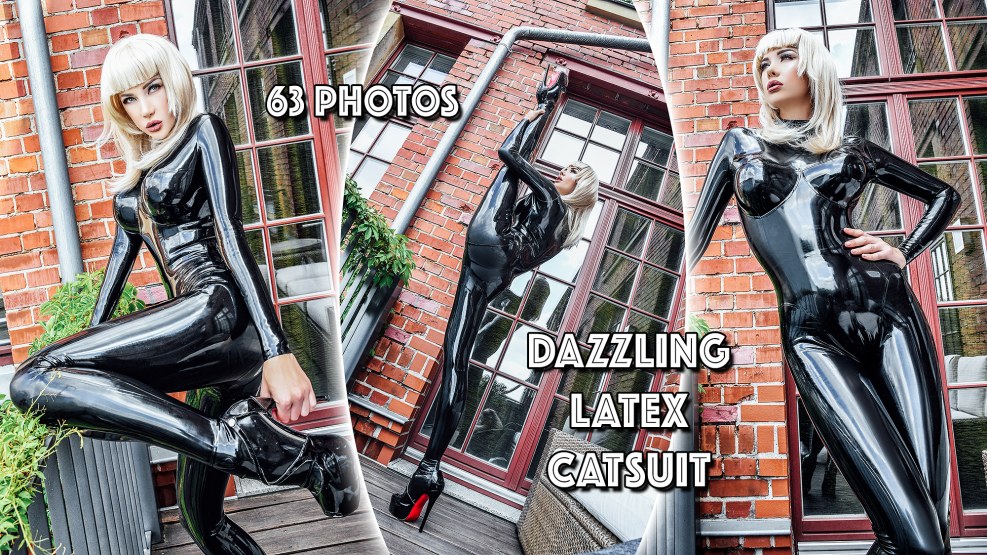 Latex in Catsuit by Simon o