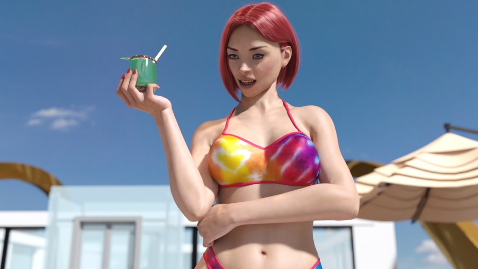 3D Futanari is giant