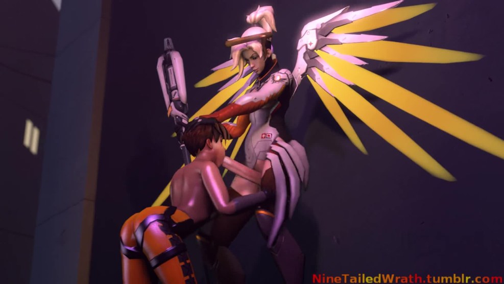 Overvotch vidiummaker and Mercy Hentai