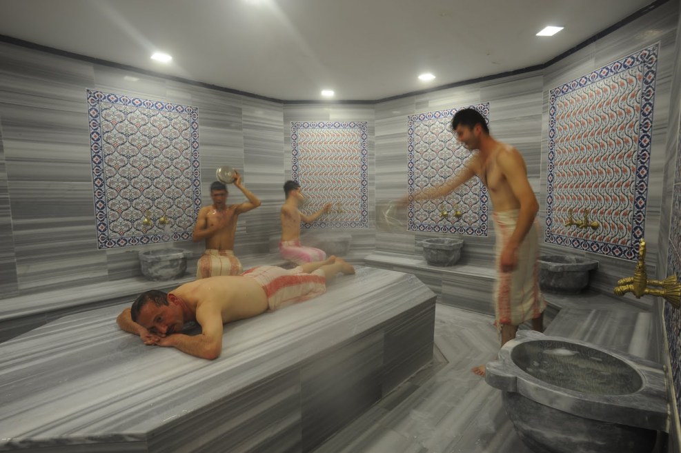 Turkish bath hammam fuck