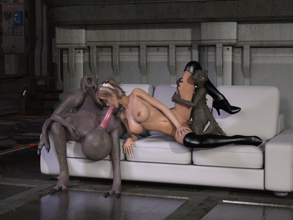 Aliens and Giant Horney Beasts Fucking Fantasy Hotties