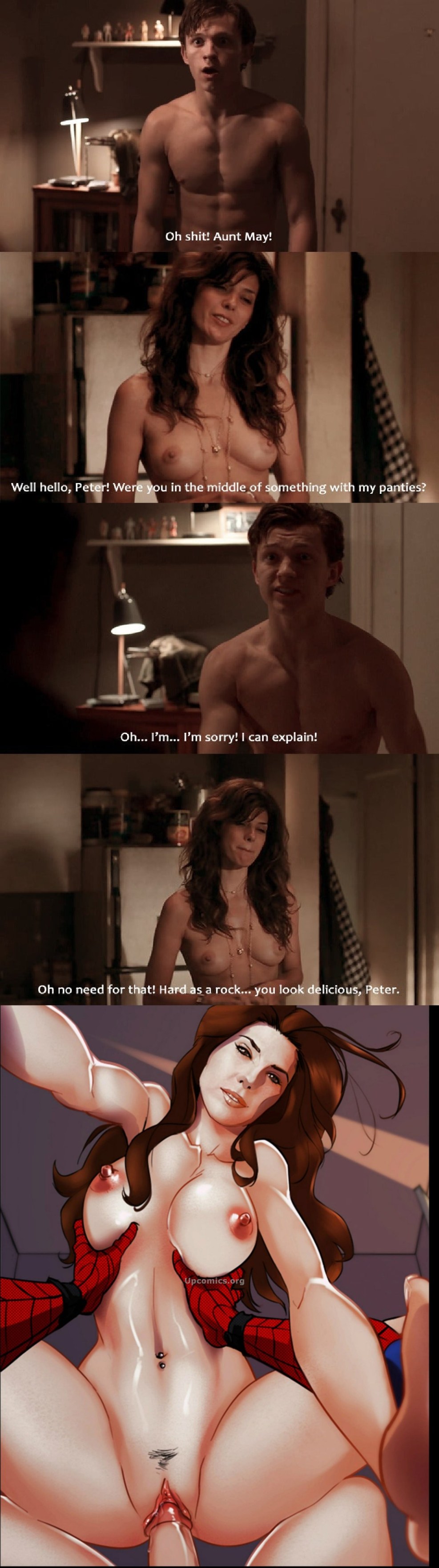 Spider and Tony Stark XXX Comics