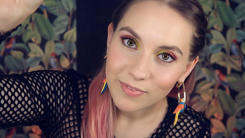 Daria Egorova on the beach