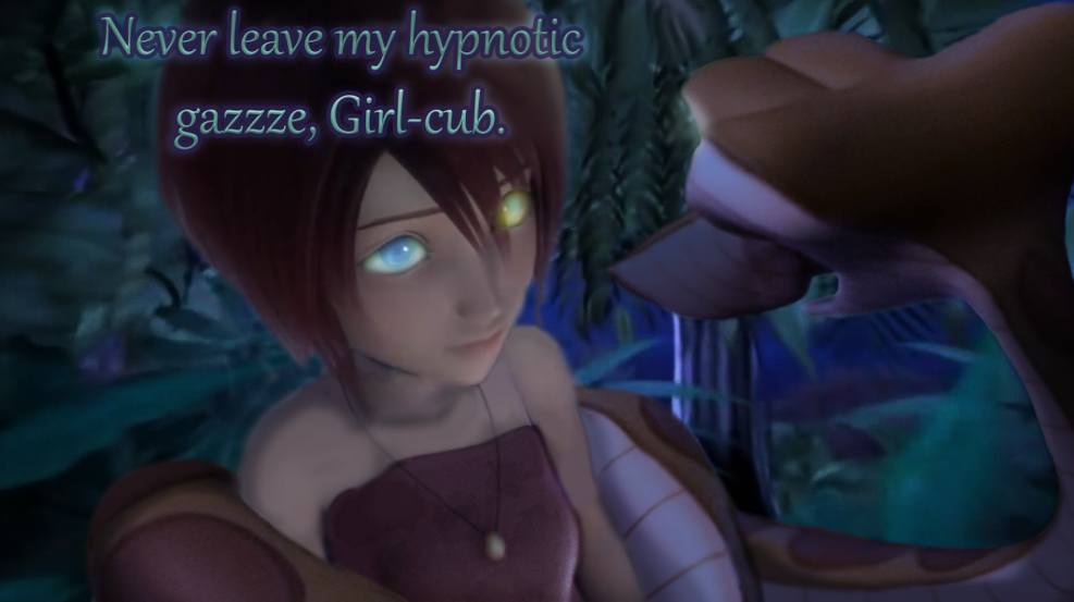 The morning excitement of the girl