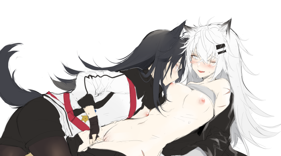 Arknights Texas and Lappland Hentai