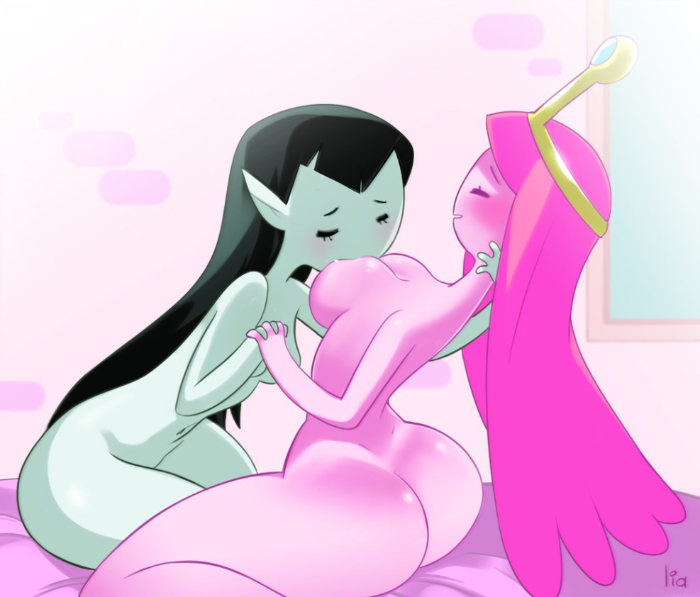 Princess Bubblegum and Marcelin Lesbian