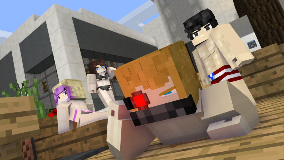 Naked Alex from Minecraft