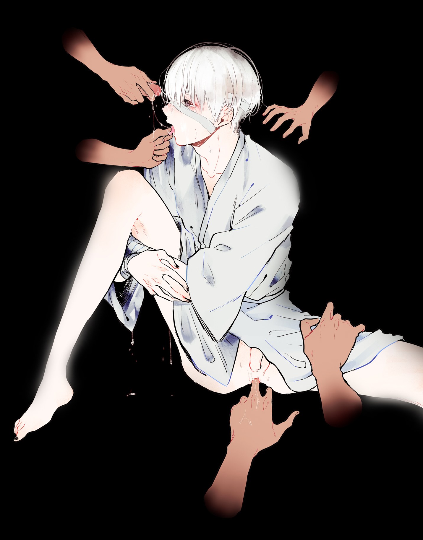 Tokyo ghoul yaoi hentai фото 14