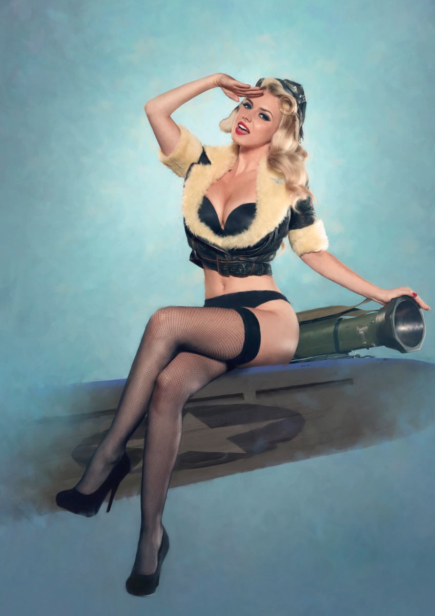 Pin in the style of PIN AP Red Hilda