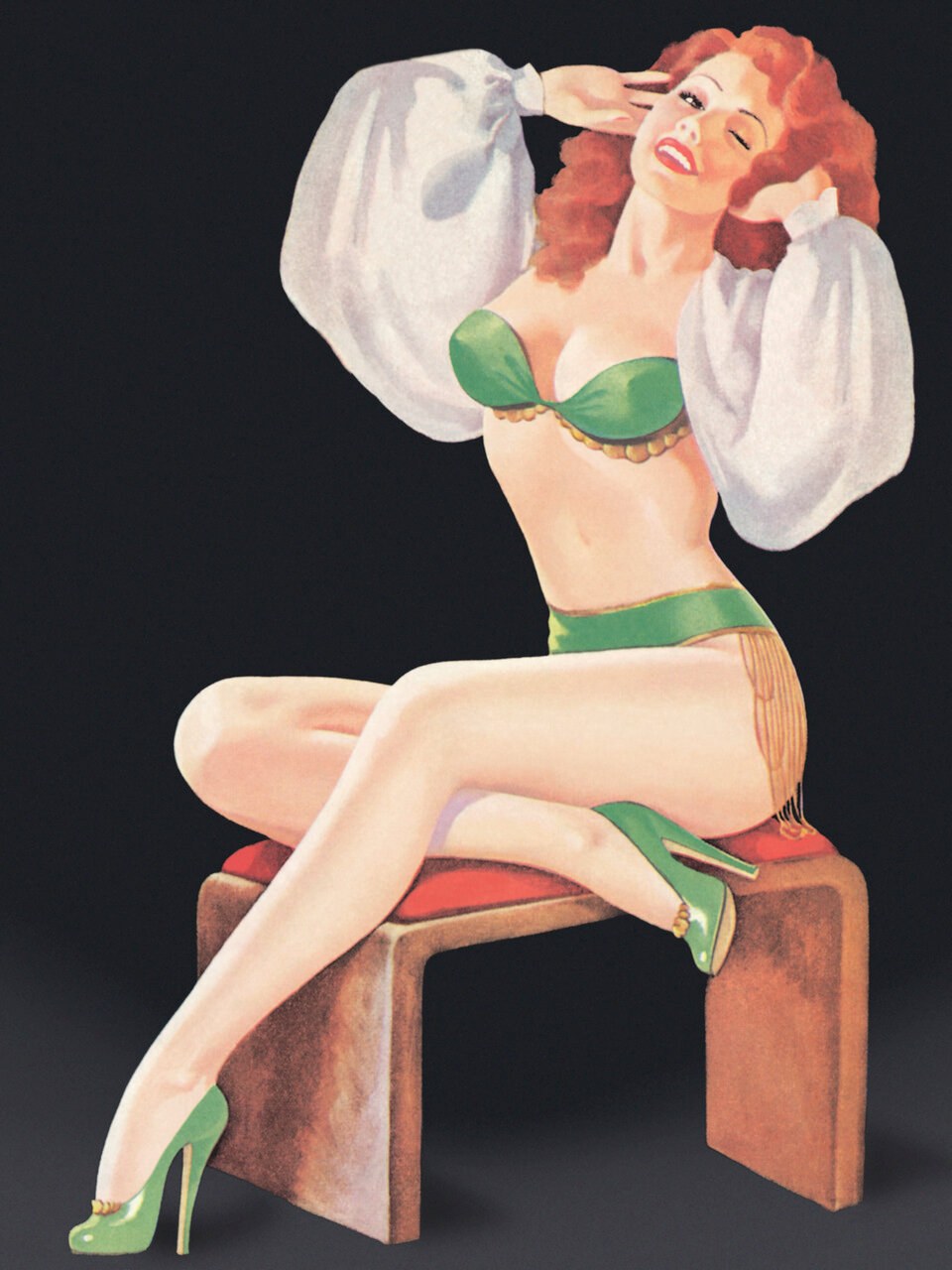 Photo shoot in the style of dolls