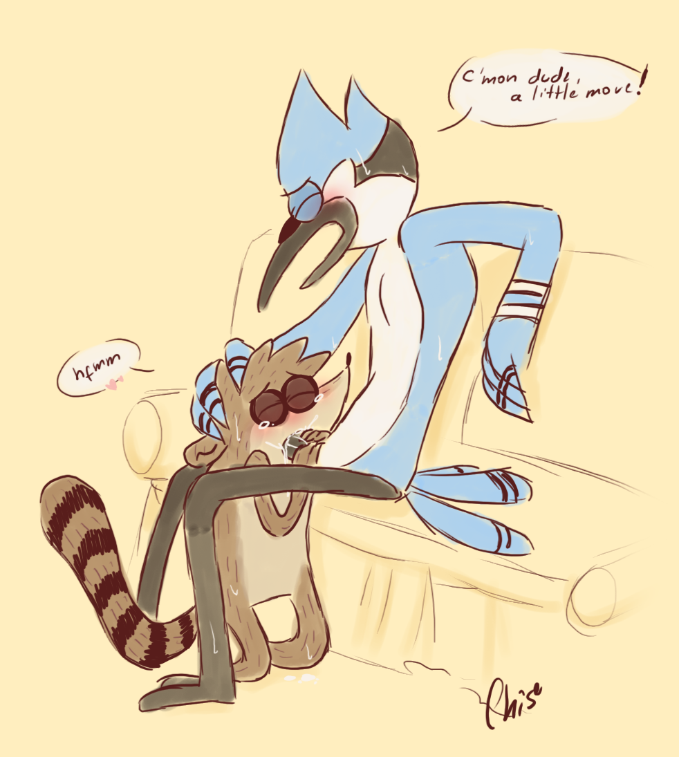 Hentai Mordecai and Mom Rigby