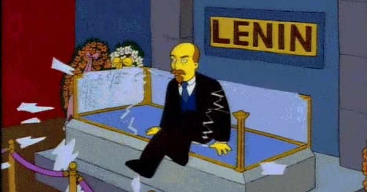 Симпсоны Ленин ожил