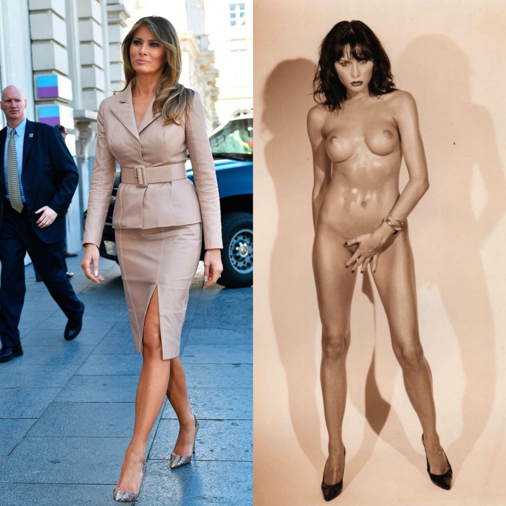 Trump's wife Melania naked