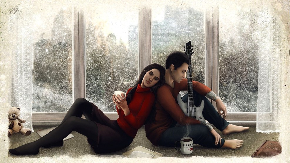 Girl on the mountain