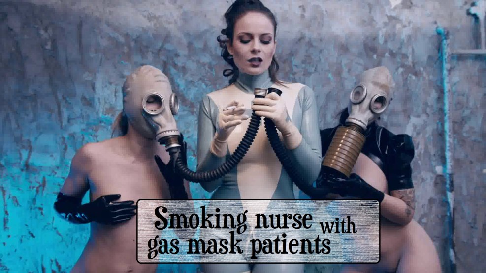 HD Naked women in gas masks