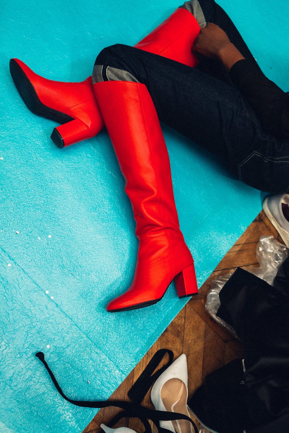 Beautiful girls in boots