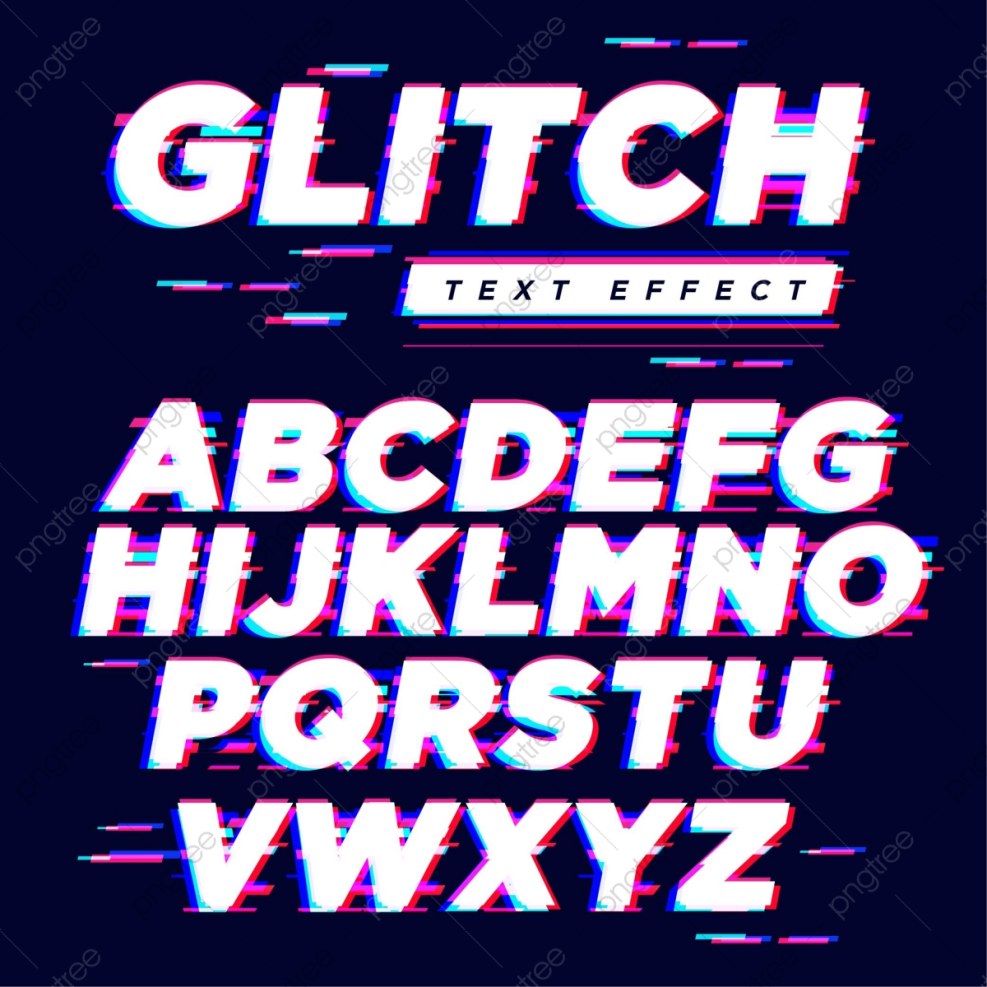 Glitch Effect Text