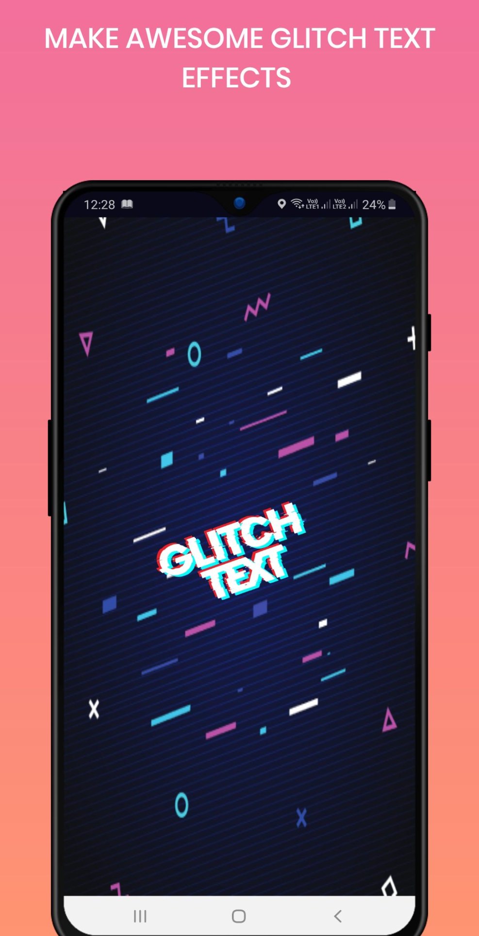 Glitch text Photoshop