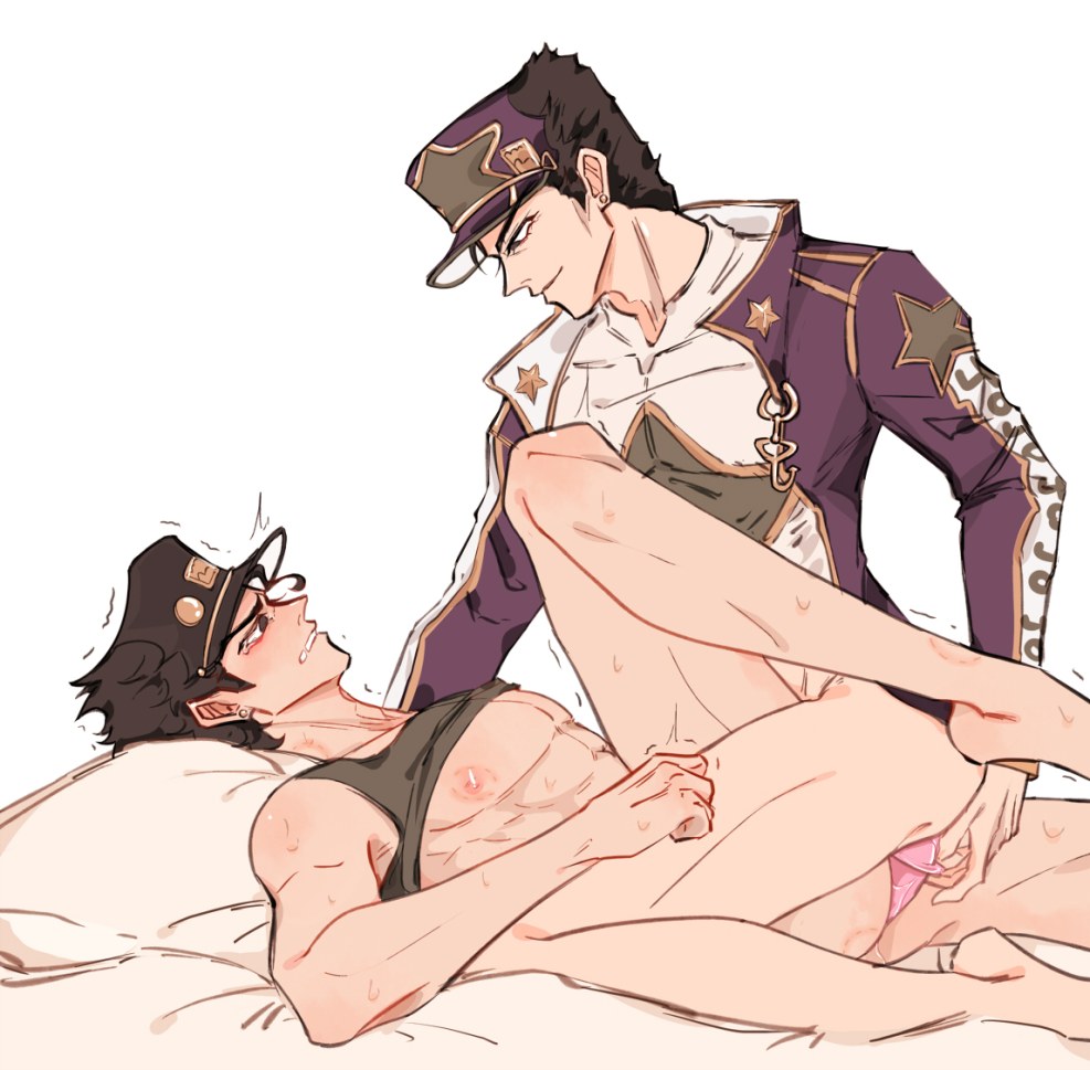 Jotaro and Giovanni XXX