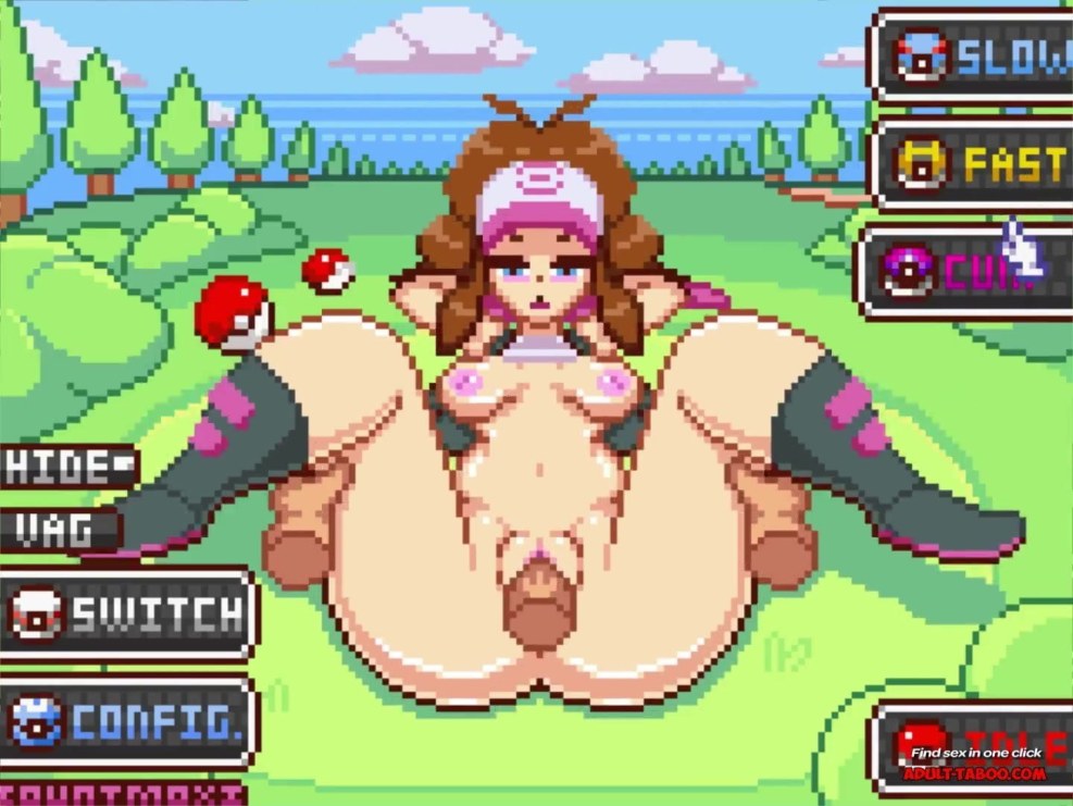 Pixel art girl in a bath