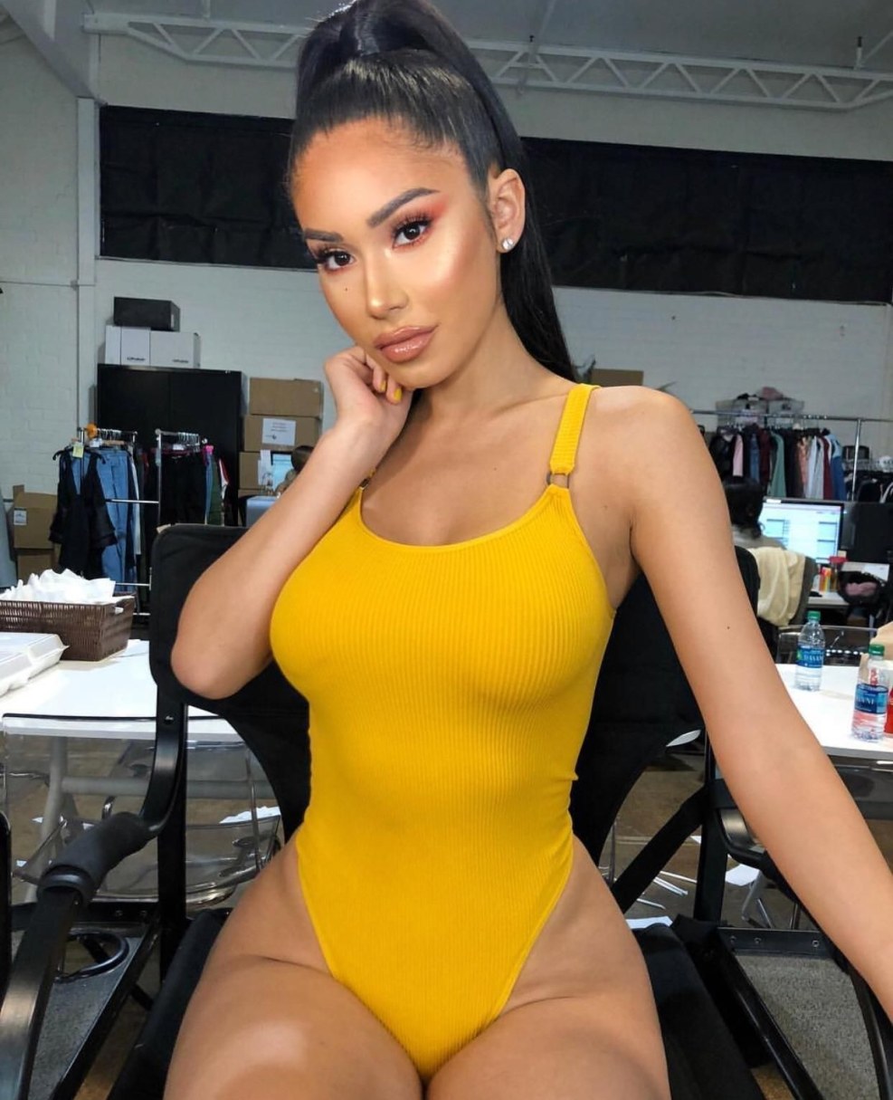 Model Janet Guzman without makeup