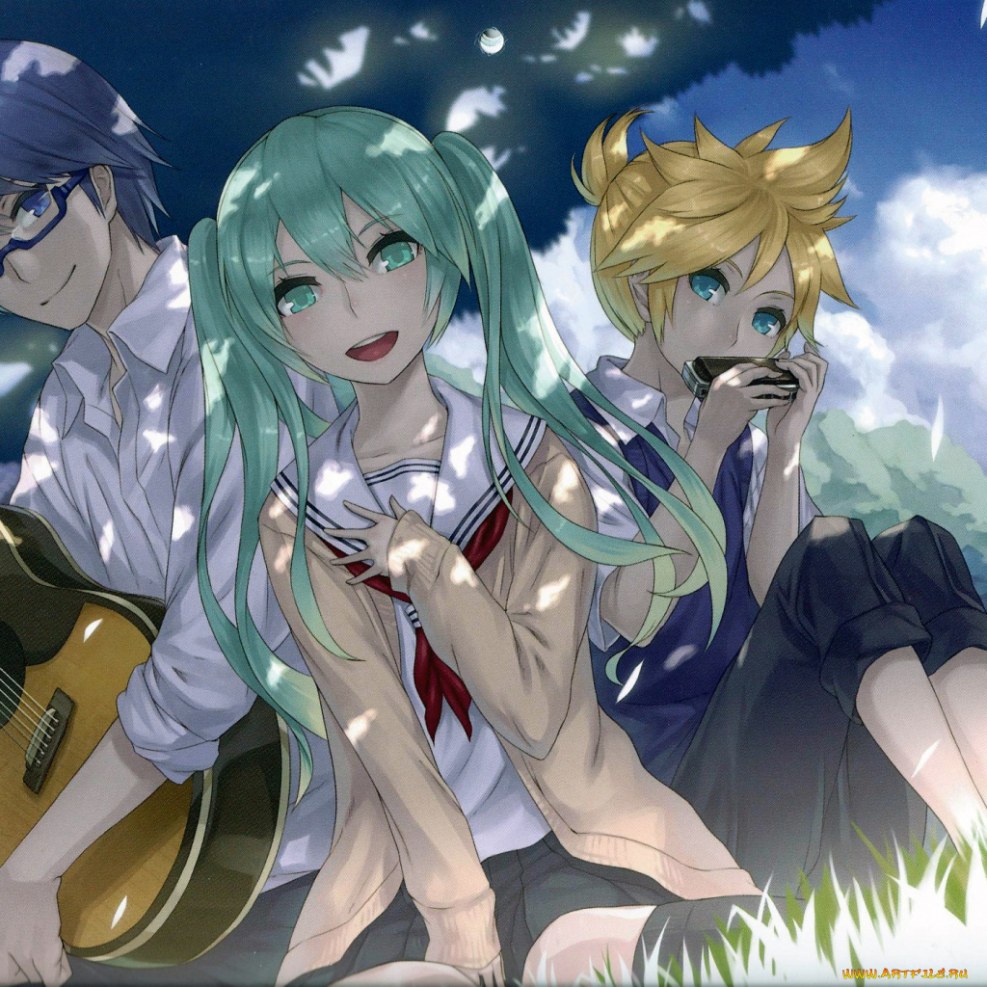 Kaito and Miku Egypt