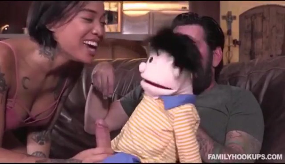 Fucking four in one bed