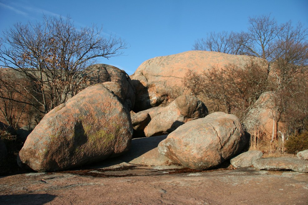 Physical weathering of rocks
