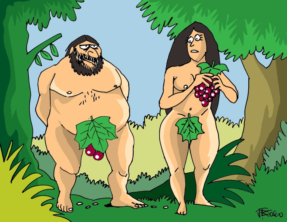 Pornography in paradise, Adam and Eve