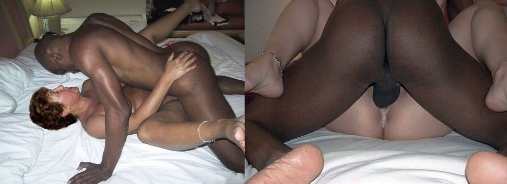 A naked wife became pregnant from a black man