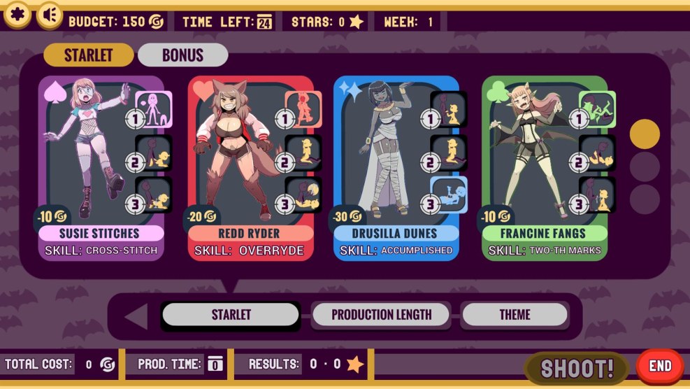 SPOOKY Starlets: Movie Monsters Hentai